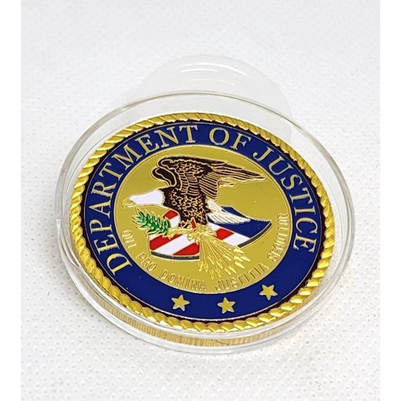 DOJ United States DEPARTMENT OF JUSTICE FBI Qui Pro Domino Justitia Sequitur Cha - Picture 16 of 16